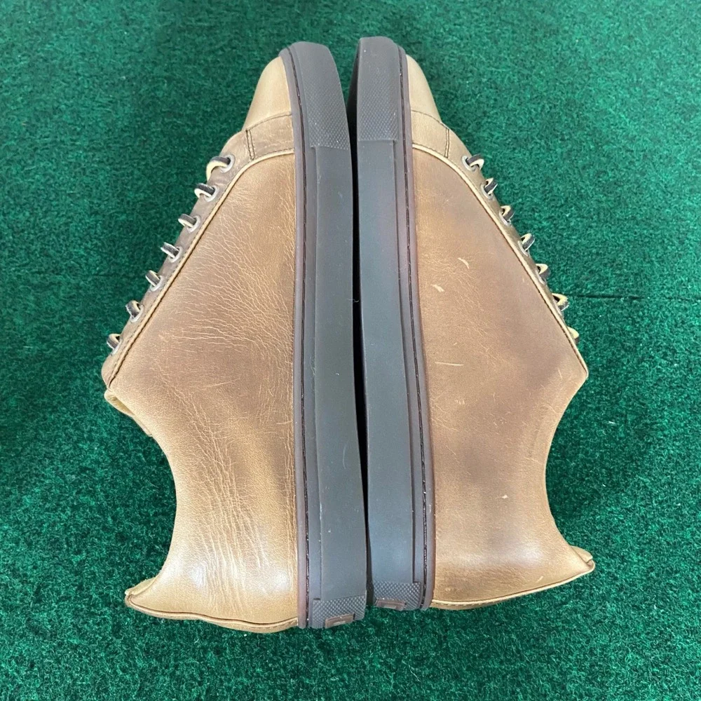 Thursday Boot Co Premier Low Top Mens 8.5 Toffee Leather Sneakers Handcrafted